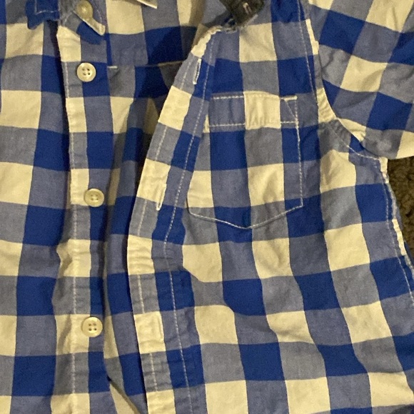 ♦️5 for $15♦️ 18-24m boys blue and white dress shirt toddler - Picture 2 of 4